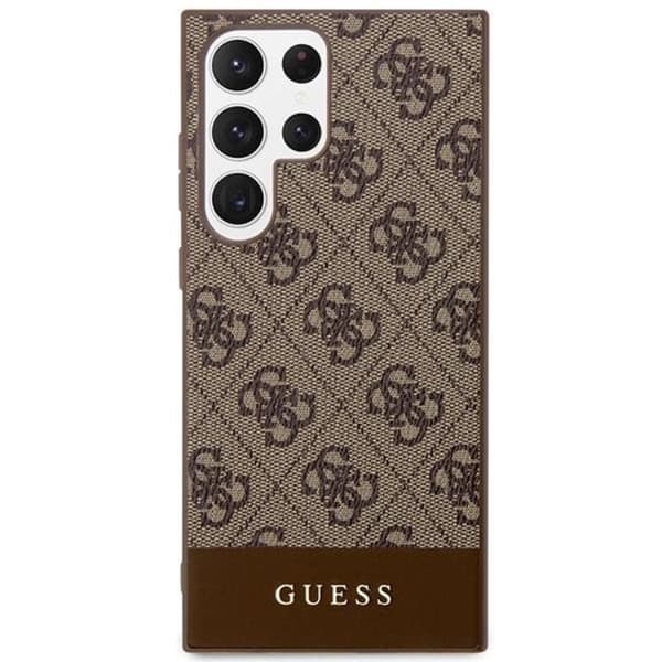 Guess Mobilskal till Galaxy S24 Ultra Stripe Collection - Brun Brun
