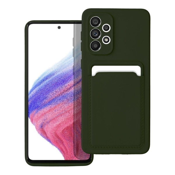 Galaxy A33 5G Cover Forcell -korttipidike, pehmeä muovi - vihreä