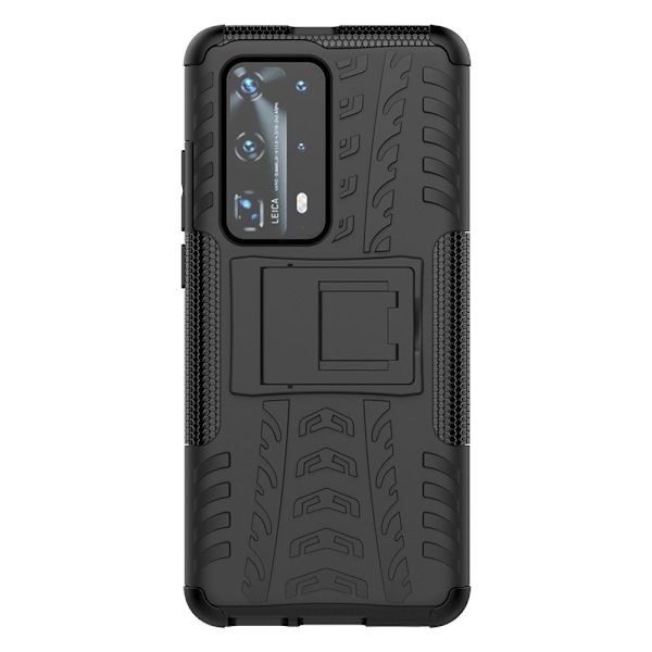 Tyre Kickstand mobilskal till Huawei P40 Pro - Svart Svart