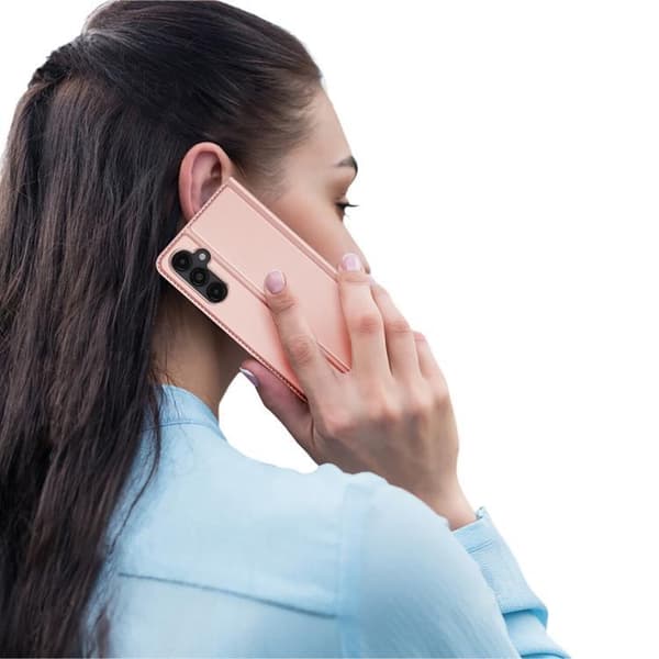 DUX DUCIS Skin Pro Galaxy S24 Plus Plånboksfodral med Flap - Rosa Rosa