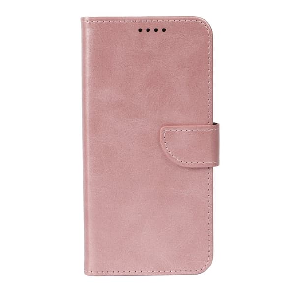 Samsung Galaxy S26 Plus Plånboksfodral Ställ Magnetisk Konstläder - Roséguld