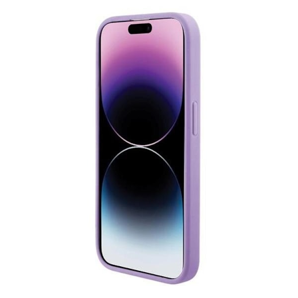 Guess iPhone 15 Mobilskal Magsafe Saffiano - Lila
