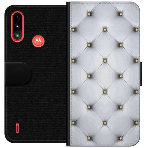 Plånboksfodral till Motorola Moto E7 Power med Fancy