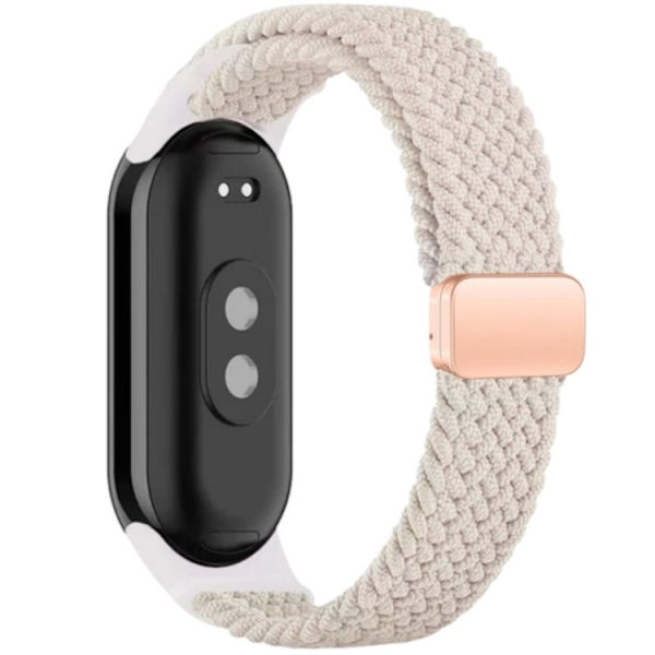 Tech-Protect Xiaomi Smart Band 8/9/NFC Armband NylonMag - Starlight Vit