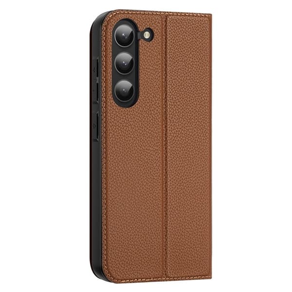 Dux Ducis Galaxy S23 Plus Plånboksfodral Skin X2 Magnetic - Brun Brun