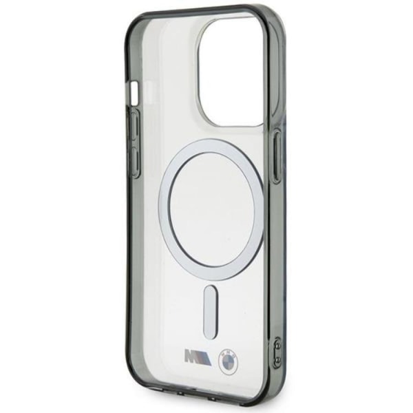 BMW iPhone 14 Pro Max Mobilskal Magsafe Silver Ring - Transparent