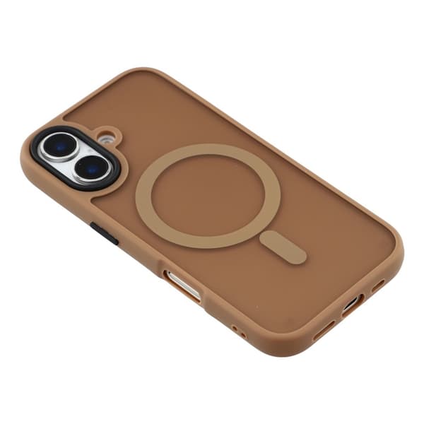 Mobilskal till iPhone 17 MagSafe Skin Touch - Brun Brun
