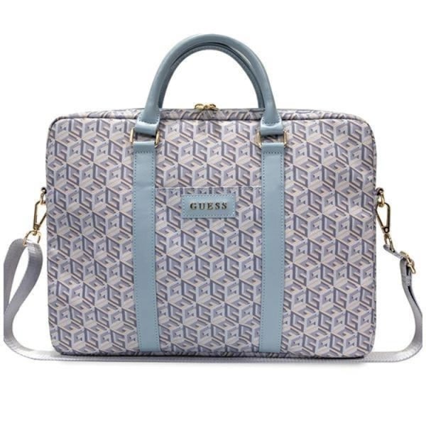 Guess Datorfodral 16'' GCube Stripes - Blå