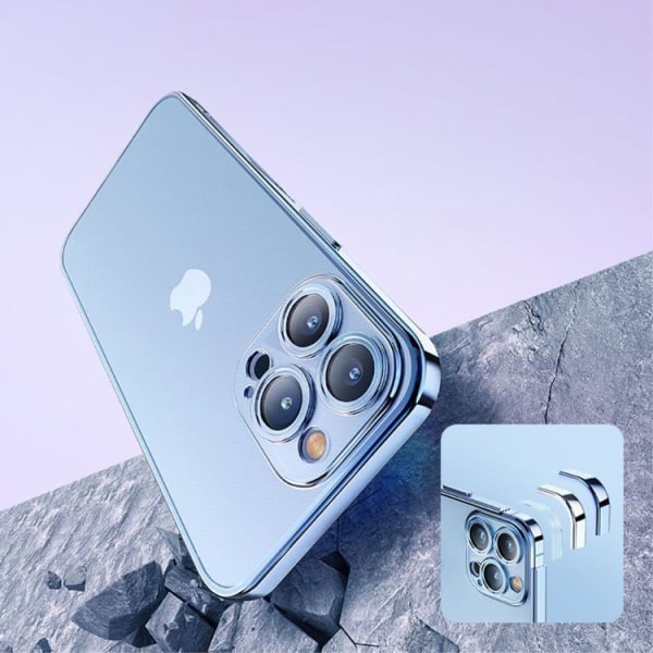 ROCK iPhone 14 Pro Skal Electroplating Matte - Lila