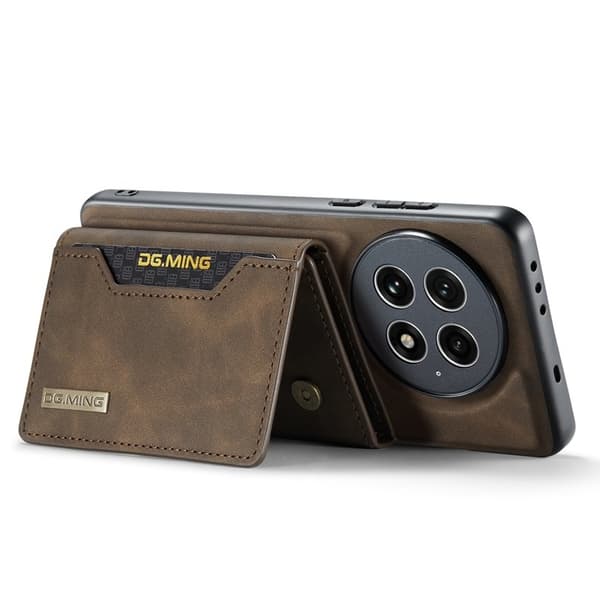DG.MING M2 Series Mobilskal till OnePlus 13 PU + PC + TPU - Brun