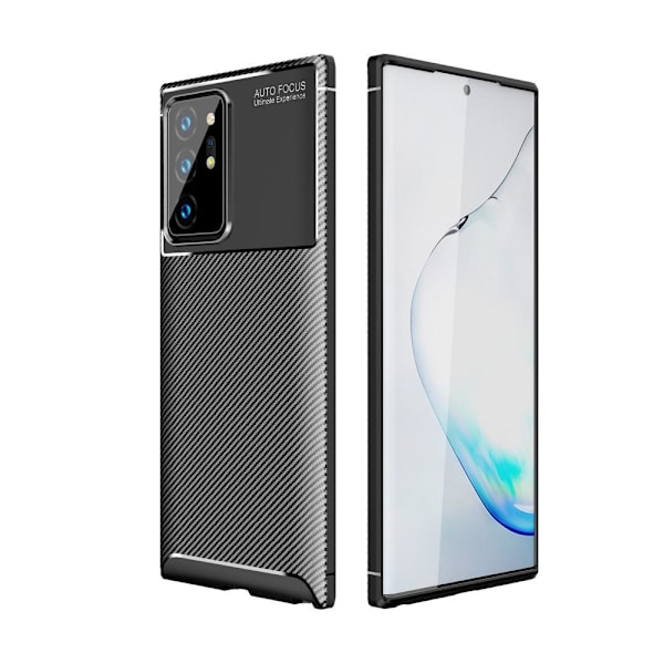 Carbon Fiber TPU Skal Till Galaxy Note20 Ultra - Svart