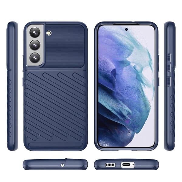 Thunder Twill Cover Galaxy S22 Plus 5G - Blå Blue