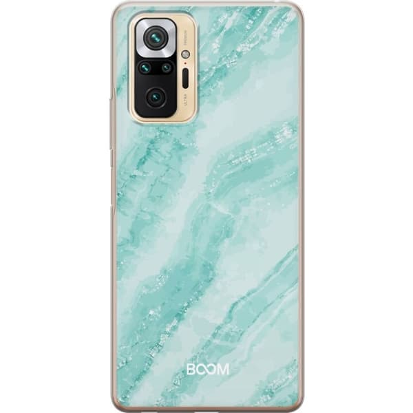 Telefontaske til Xiaomi Redmi Note 10 Pro med Mint Marble