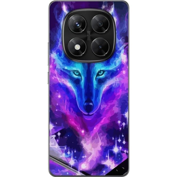 Telefontaske til Xiaomi Redmi Note 14 Pro med Neon Wolf