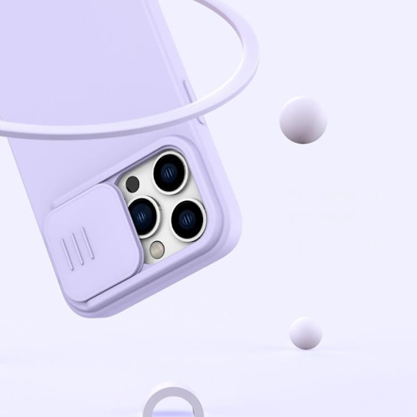 Nillkin iPhone 14 Pro Max Skal CamShield Silky Silicone - Grön