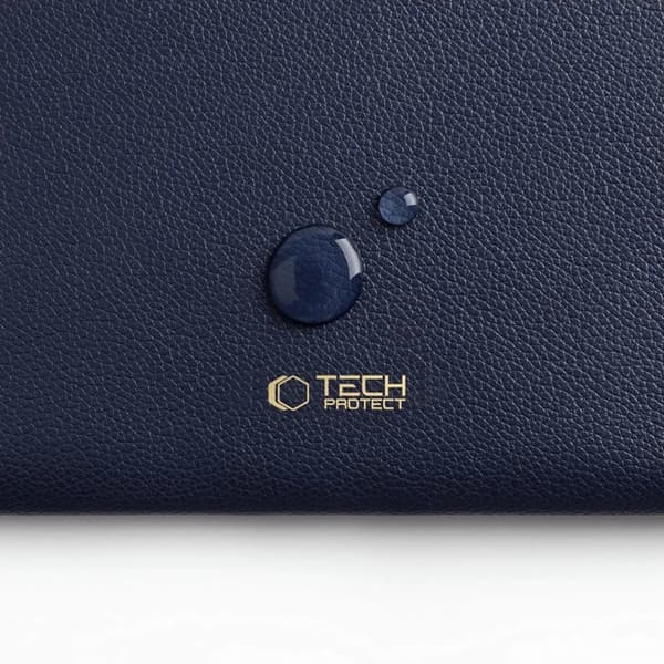 Tech-Protect taske til bærbar computer (13-14") Fleece - Navy Blå