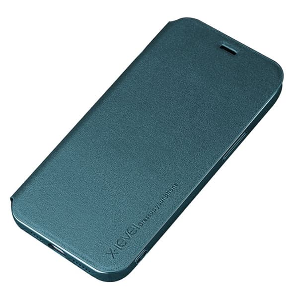 X-LEVEL Colorful-2 Mobilskal till iPhone 14 Magnetisk Ställ Dark Grön
