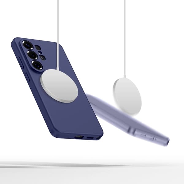 Tech-Protect Mobilskal För Galaxy S26 Ultra Magsafe Silikon - Cobalt Violet Lila