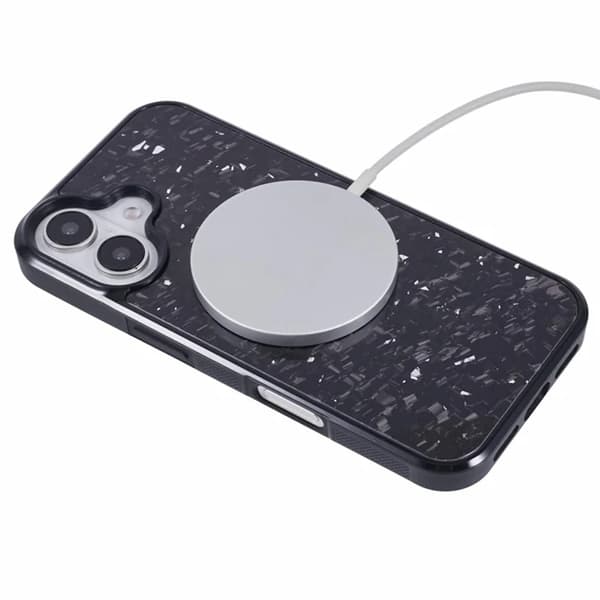 Mobilskal till iPhone 16 MagSafe Aramid Fiber Forged - Silver Silver
