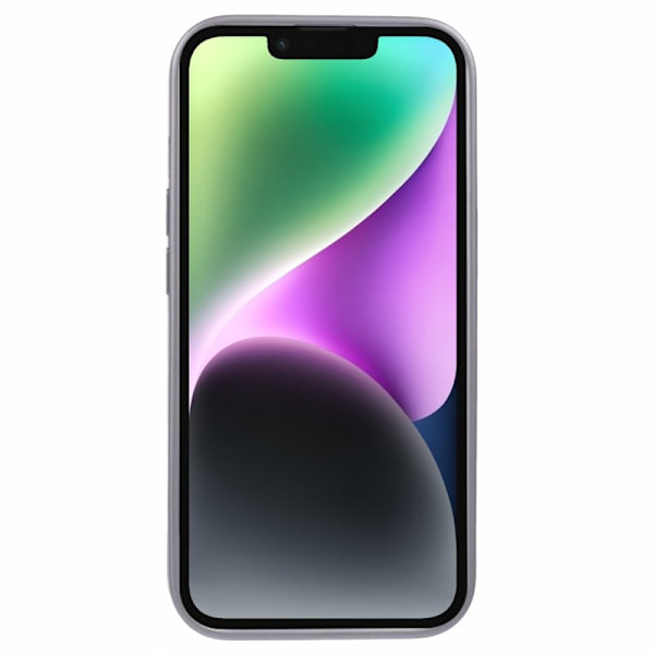 X-LEVEL Mobilskal till iPhone 14/13 Läder+PC+TPU Geometrisk Grå