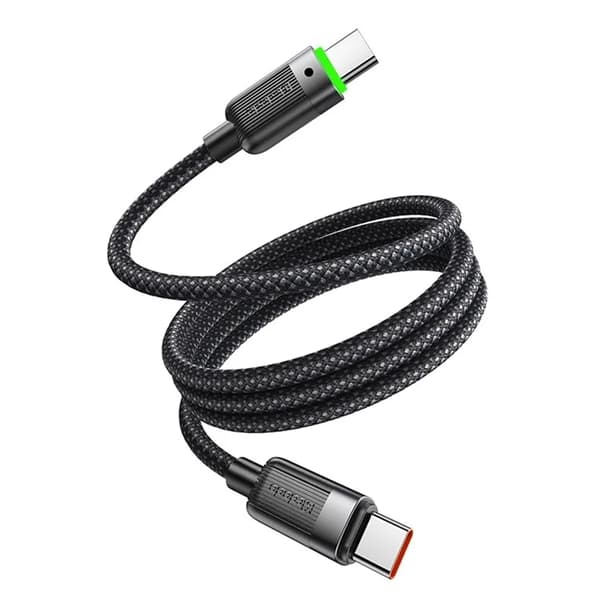 MCDODO USB-C - USB-C 60W Kabel 1.2m CA-2000 - Svart Svart