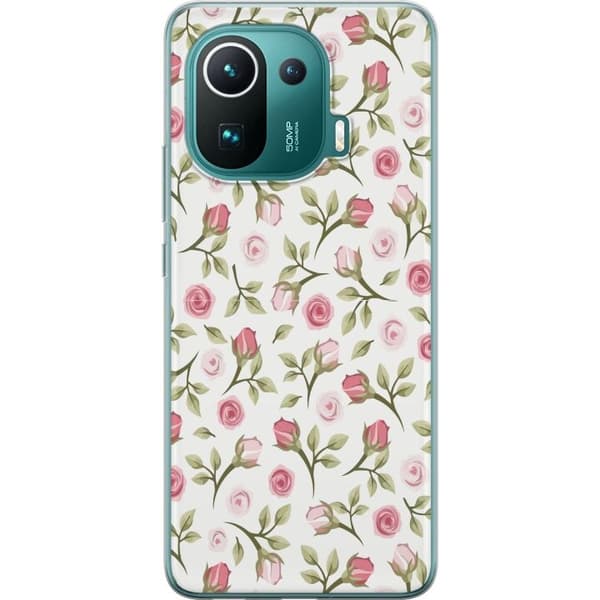 Mobilskal till Xiaomi Mi 11 Pro med Blommigt