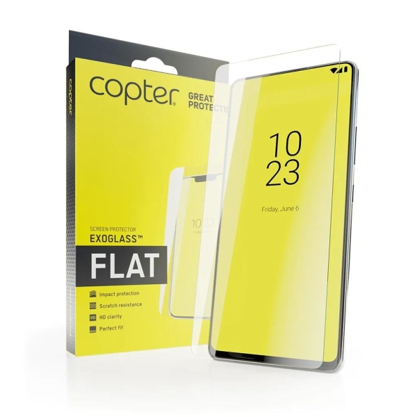 Copter Exoglass Flat Tempered Glass -näytönsuoja Google Pixel 6A