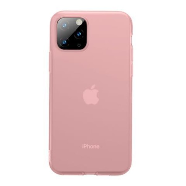 Baseus Silkonfodral för iPhone 11 Pro Max - Rosa Rosa