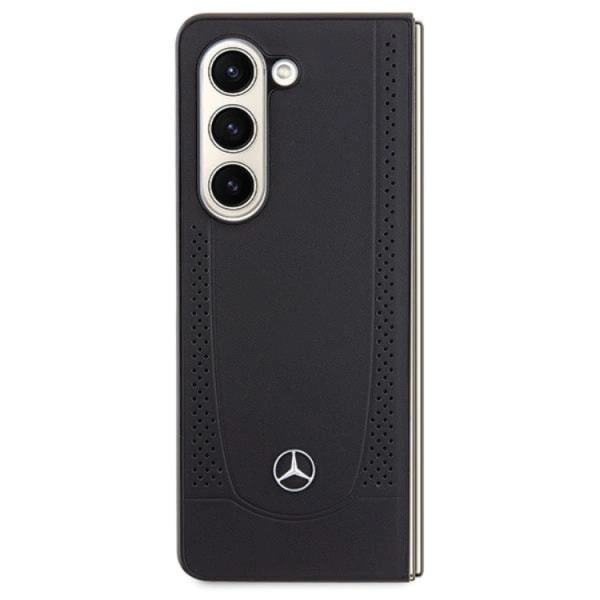 Mercedes Galaxy Z Fold 5 matkapuhelinsuoja nahkainen Urban Line - musta