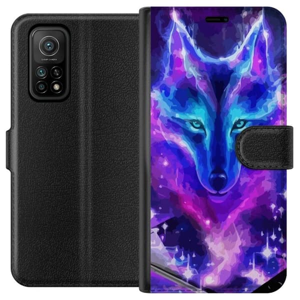 Pung Taske til Xiaomi Mi 10T 5G med Neon Wolf