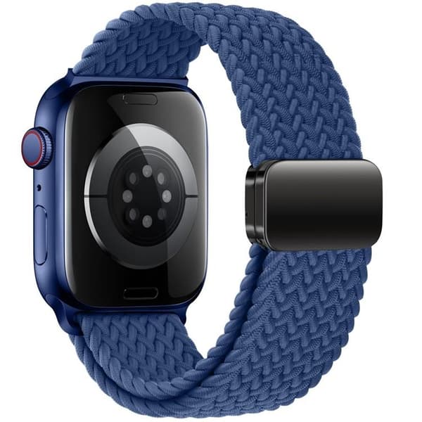 Tech-Protect Apple Watch (44/45/46/49mm) Armband NylonMag - Blå Blå