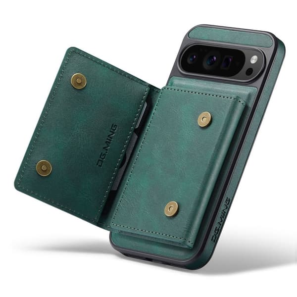 DG.MING M5 Series Mobilskal till Google Pixel 10 Pro XL Konstläder Grön