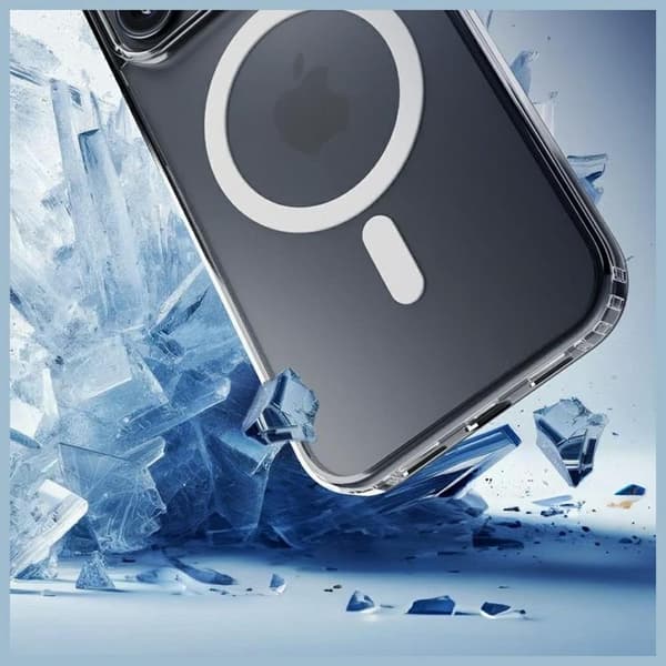 3MK Mobilskal till iPhone 17 MagSafe Frosty - Vit Vit