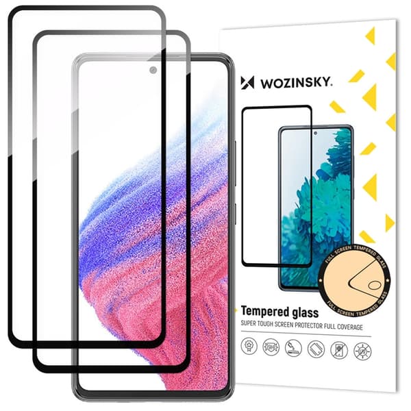 Wozinsky Galaxy A54 5G Karkaistu lasinen näytönsuoja Full Glue Transparent