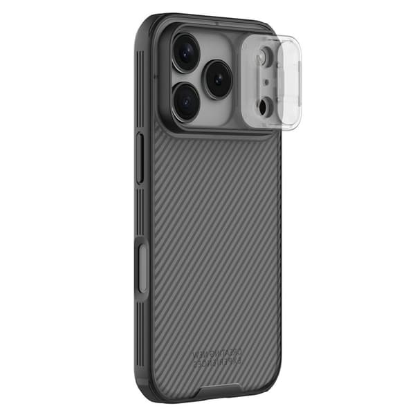 NILLKIN Camshield Pro Mobilskal till iPhone 17 Pro TPU + PC Klar Svart