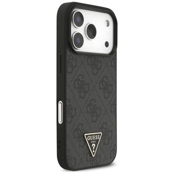 Guess Mobilskal till iPhone 17 Pro MagSafe 4G Strap Triangle Logo - Svart Svart