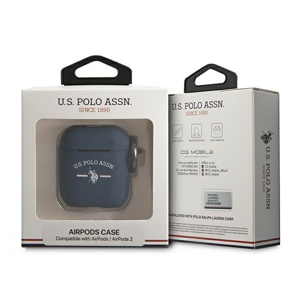 US Polo Shell AirPods - Navy