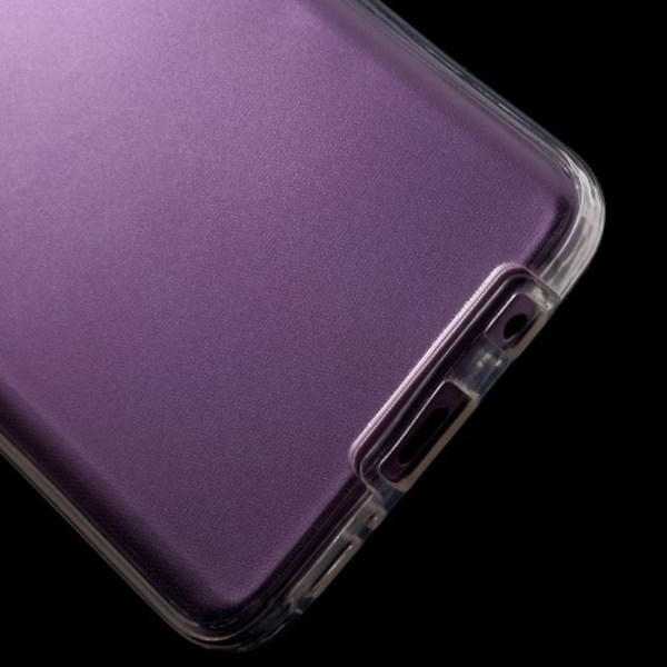 Touchable Front + Back TPU Mobilskal till Galaxy S9 Plus - Clear