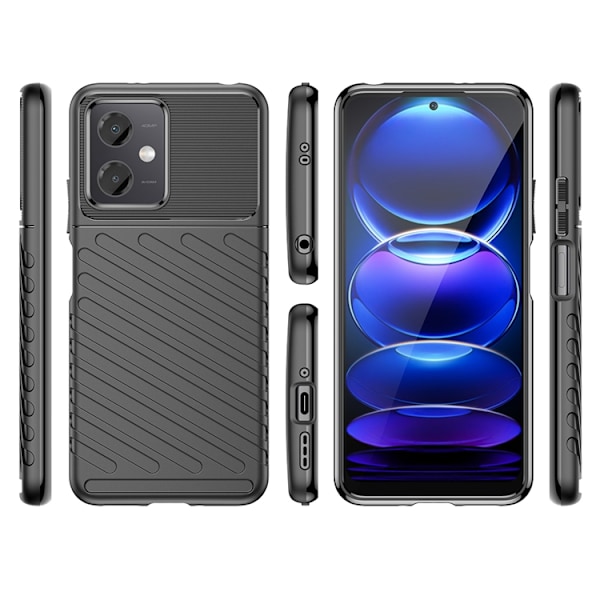 Xiaomi Poco X5 5G/Redmi Note 12 5G Mobilskal Thunder - Svart