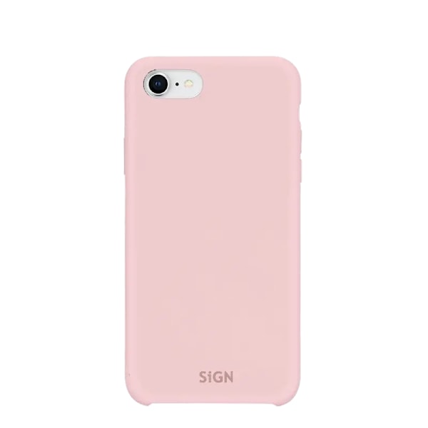 SiGN iPhone 7/8/SE (2020/2022) Skal Liquid Silicone - Rosa