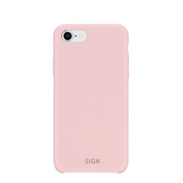 SiGN iPhone 7/8/SE (2020/2022) Skal Liquid Silicone - Rosa Rosa