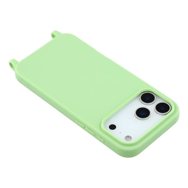 Mobilskal till iPhone 17 Pro Max TPU med Hål för Rem - Grön Grön