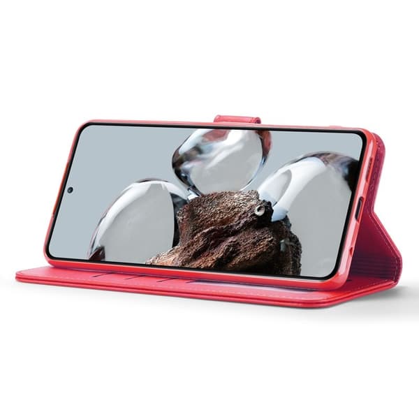LC.IMEEKE Xiaomi 12T 5G Plånboksfodral Konstläder - Rosa