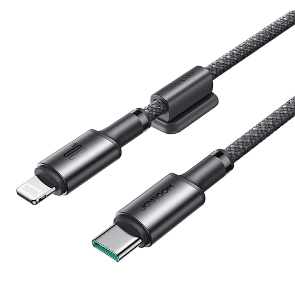 Joyroom S-A50 3A USB-C - Lightning Kabel 60W 1.2m - Grå Grå