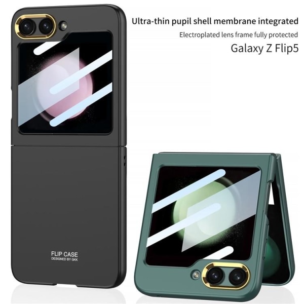 GKK Galaxy Z Flip 5 Mobile Shell iskunkestävä - valkoinen