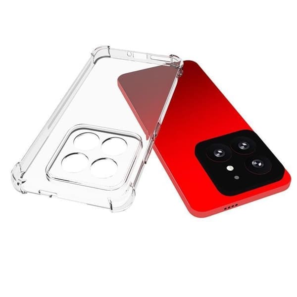 Xiaomi 14 Pro Mobilskal ShockProof Anti-Slip TPU - Transparent Transparent