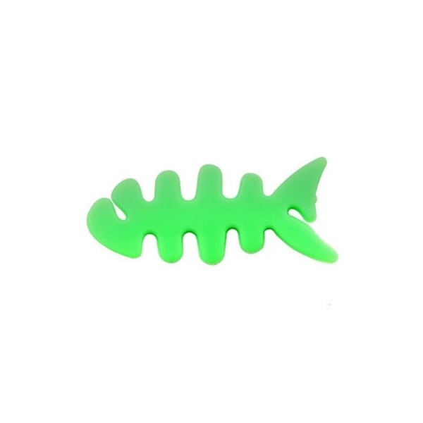 Kabelhållare för Hörlurar Fish-shaped - Grön Svart