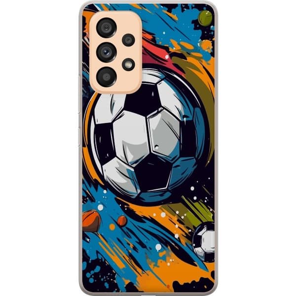 Mobilskal till Samsung Galaxy A53 5G med Fotbollar