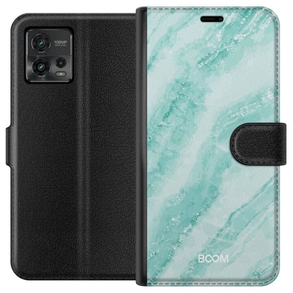 Plånboksfodral till Motorola Moto G72 med Mint Marble