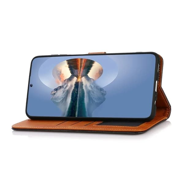 Khazneh Sony Xperia 1 VII Plånboksfodral Filp Konstläder - Blå